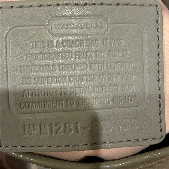 Grey Coach double handled crossbody bag - Picture 7 of 7